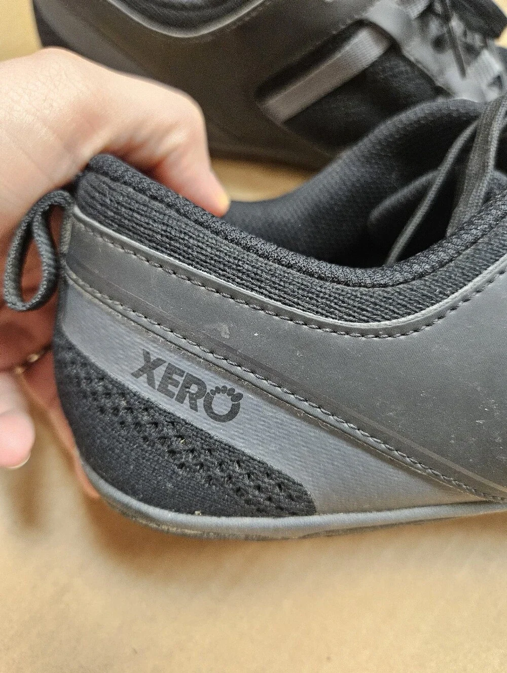 Xero Shoes Zelen Barefoot Black Minimalist Sneakers Athletic Wide Toe Box Sz 13